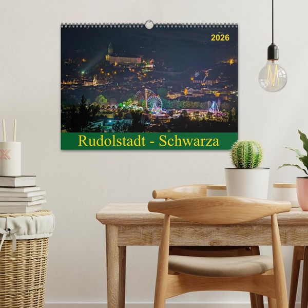 Produktbild: Rudolstadt - Schwarza (Wandkalender 2026 DIN A3 quer), CALVENDO Monatskalender