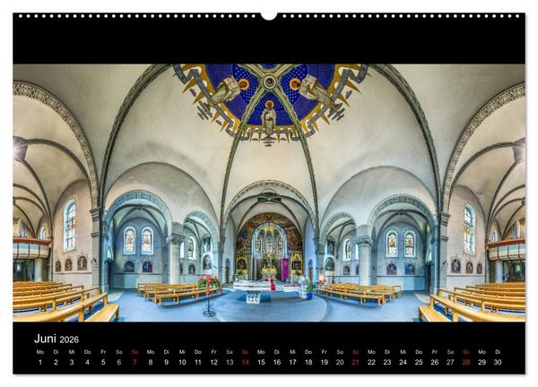 Produktbild: Kapellen, Kirchen und Kathedralen 2026 (hochwertiger Premium Wandkalender 2026 DIN A2 quer), Kunstdruck in Hochglanz