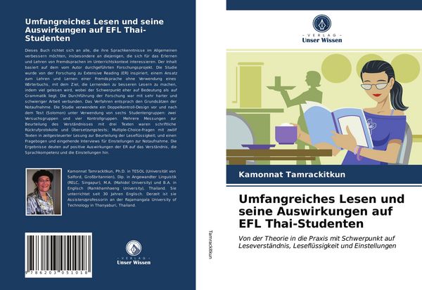 Produktbild: Umfangreiches Lesen und seine Auswirkungen auf EFL Thai-Studenten