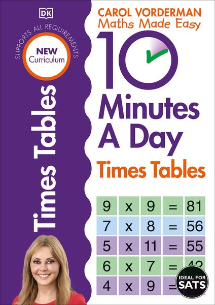 Produktbild: 10 Minutes A Day Times Tables, Ages 9-11 (Key Stage 2)