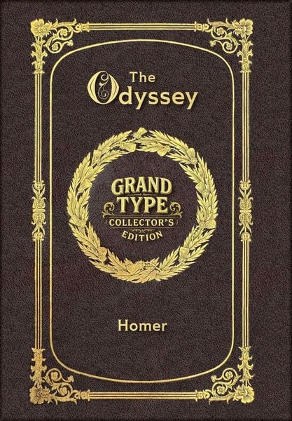 Produktbild: Large Print - The Odyssey - Grand Type Collector's Edition - Matte Hardcover with Dust Jacket