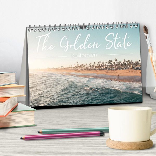 Produktbild: Kalifornien - The Golden State (Tischkalender 2026 DIN A5 quer), CALVENDO Monatskalender