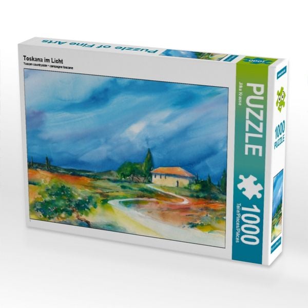 CALVENDO Puzzle Toskana im Licht | 1000 Teile Lege-Größe 64x48cm Foto-Puzzle für glückliche Stunden