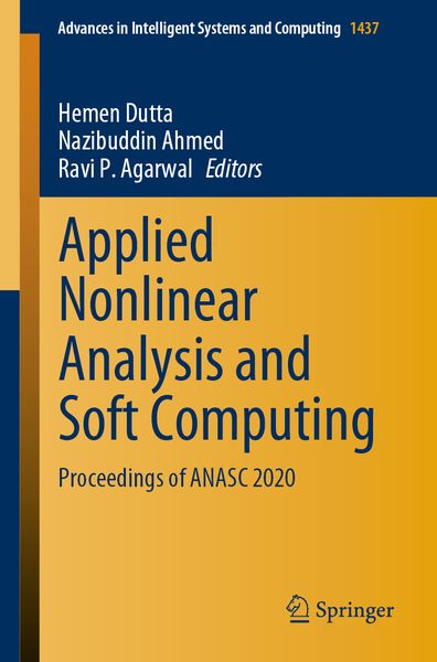 Produktbild: Applied Nonlinear Analysis and Soft Computing