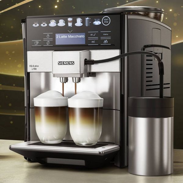 Produktbild: Siemens Hausger&auml;te EQ 6 plus S700 TE657M03DE Kaffeevollautomat Edelstahl