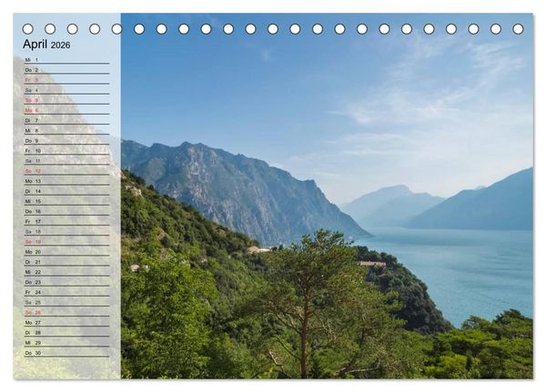 Produktbild: GARDASEE Idyllische Orte (Tischkalender 2026 DIN A5 quer), CALVENDO Monatskalender