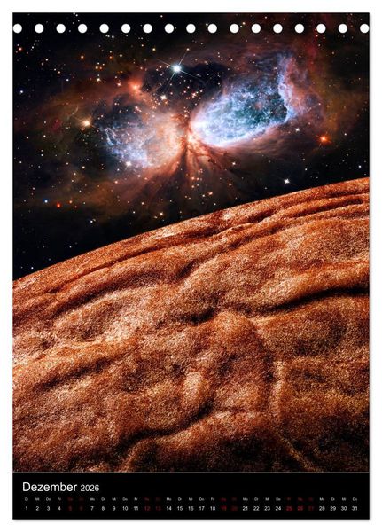 Produktbild: Mikrokosmos &ndash; Makrokosmos (Tischkalender 2026 DIN A5 hoch), CALVENDO Monatskalender