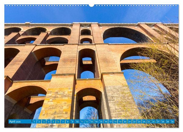 Produktbild: Br&uuml;cken im deutschsprachigen Raum (hochwertiger Premium Wandkalender 2026 DIN A2 quer), Kunstdruck in Hochglanz