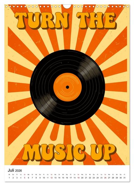 Produktbild: Feel the Groove &ndash; Funk & Soul Vintage (Wandkalender 2026 DIN A3 hoch), CALVENDO Monatskalender