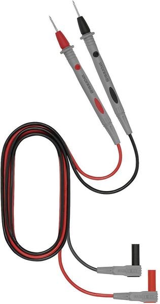 Weidmüller 125S_2606 Sicherheits-Messleitungs-Set Lamellenstecker 4 mm Prüfspitze 1.00 m Schwarz, Rot 1 St.