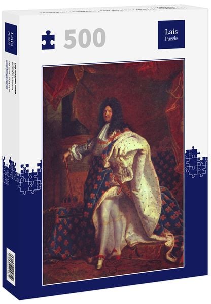 Lais Puzzle Hyacinthe Rigaud - Porträt des französischen Königs Ludwig XIV. 500 Teile