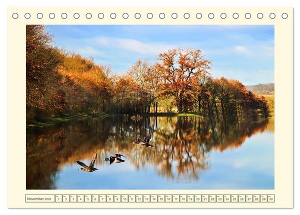 Produktbild: Mein sch&ouml;nes Land - Landliebe Wetterau (Tischkalender 2026 DIN A5 quer), CALVENDO Monatskalender