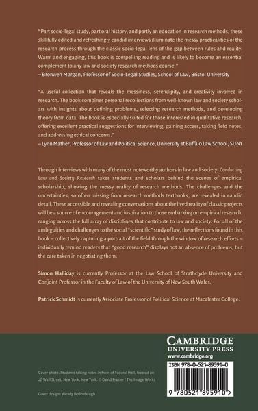 Produktbild: Conducting Law and Society Research