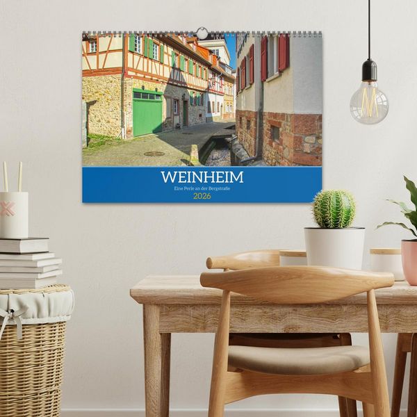 Produktbild: Weinheim - Eine Perle an der Bergstra&szlig;e (Wandkalender 2026 DIN A3 quer), CALVENDO Monatskalender