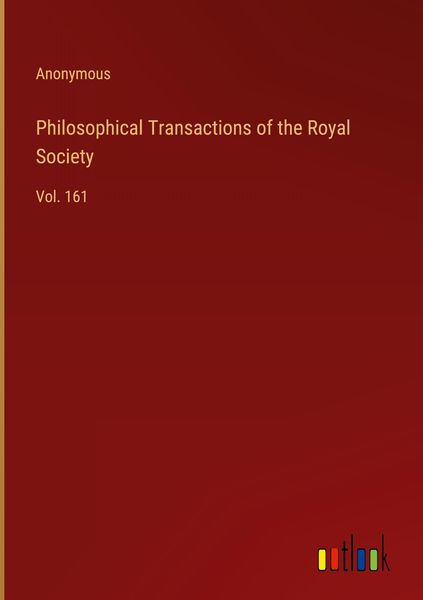 Produktbild: Philosophical Transactions of the Royal Society