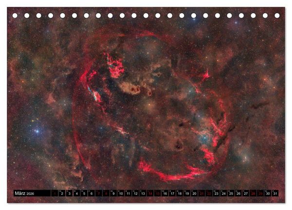 Produktbild: Deepsky XVIII (Tischkalender 2026 DIN A5 quer), CALVENDO Monatskalender