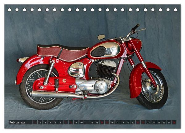 Produktbild: Puch 250 SGS Motorrad - Oldie aus &Ouml;sterreich (Tischkalender 2026 DIN A5 quer), CALVENDO Monatskalender