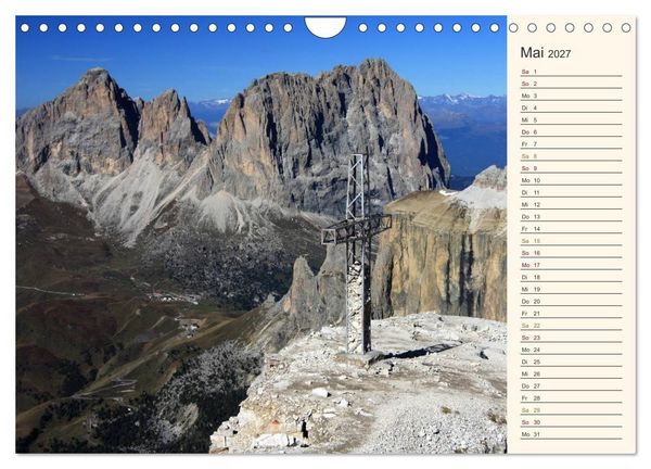 Produktbild: Weltnaturerbe DOLOMITEN (Wandkalender 2027 DIN A4 quer), CALVENDO Monatskalender