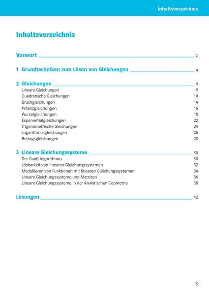 Produktbild: Klett Sicher im Abi 10-Minuten-Training Oberstufe Mathematik Gleichungen