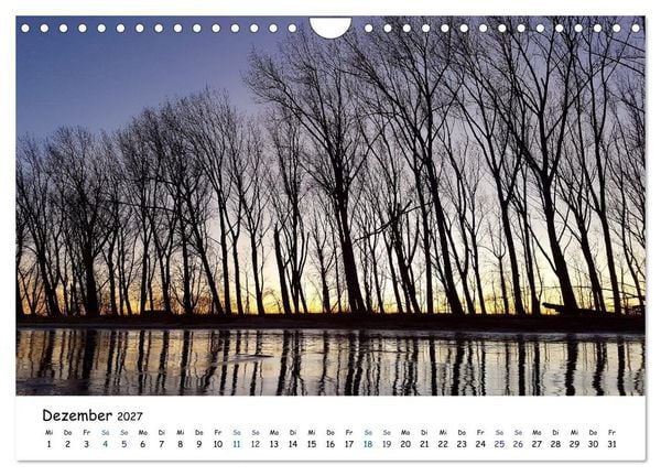 Produktbild: Elbinsel Krautsand - Impressionen von Land und Fluss (Wandkalender 2027 DIN A4 quer), CALVENDO Monatskalender