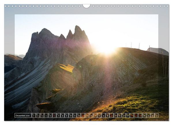 Produktbild: Bergerlebnis Dolomiten (Wandkalender 2026 DIN A3 quer), CALVENDO Monatskalender