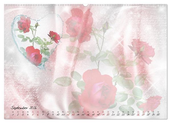 Produktbild: Zeit f&uuml;r Emotionen Bastelkalender (hochwertiger Premium Wandkalender 2026 DIN A2 quer), Kunstdruck in Hochglanz
