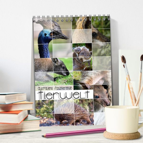 Produktbild: Australiens faszinierende Tierwelt (Tischkalender 2026 DIN A5 hoch), CALVENDO Monatskalender