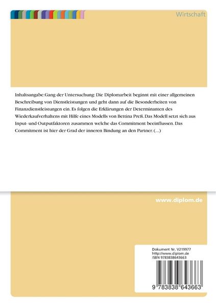 Produktbild: Kundenbindungsstrategien bei Finanzdienstleistungen