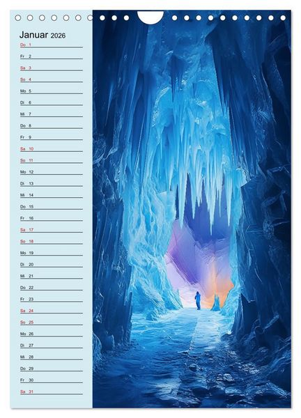 Produktbild: Von oben und unten (Wandkalender 2026 DIN A4 hoch), CALVENDO Monatskalender