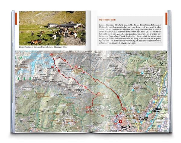 Produktbild: KOMPASS Wanderf&uuml;hrer S&uuml;dtiroler H&uuml;ttenwanderungen, 36 Touren mit Extra-Tourenkarte