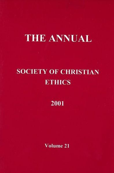 Produktbild: Annual of the Society of Christian Ethics 2001