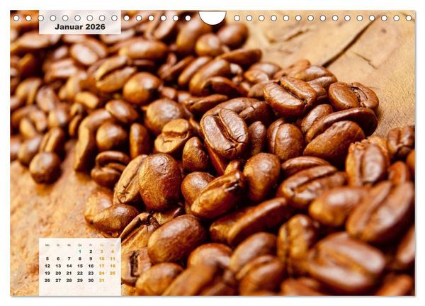 Produktbild: KAFFEE 2026 (Wandkalender 2026 DIN A4 quer), CALVENDO Monatskalender