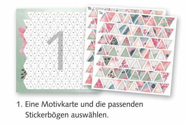 Produktbild: Stickern nach Zahlen Bl&uuml;ten-Zauber