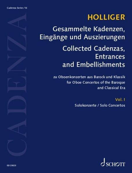 Produktbild: Gesammelte Kadenzen, Eing&auml;nge und Auszierungen