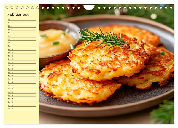 Produktbild: Herzhafte Kartoffeln. Leckeres aus der Super-Knolle (Wandkalender 2026 DIN A4 quer), CALVENDO Monatskalender