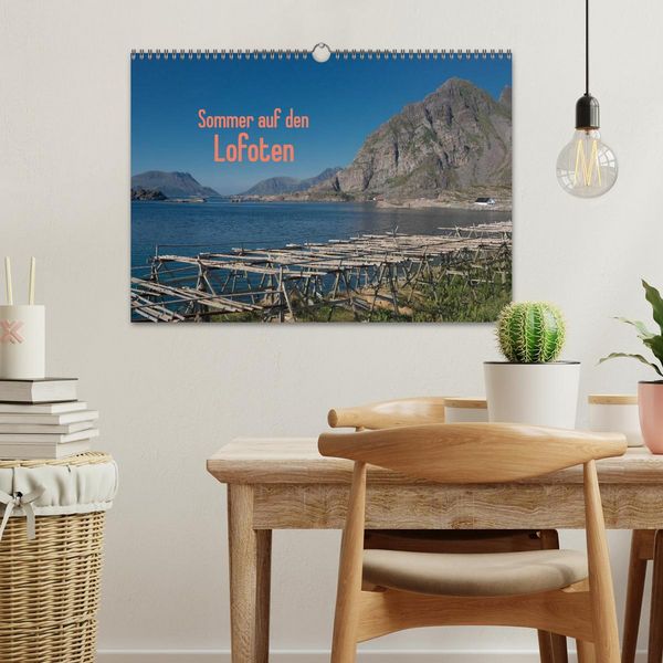 Produktbild: Sommer auf den Lofoten (Wandkalender 2026 DIN A3 quer), CALVENDO Monatskalender