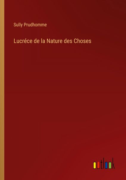 Produktbild: Lucr&eacute;ce de la Nature des Choses