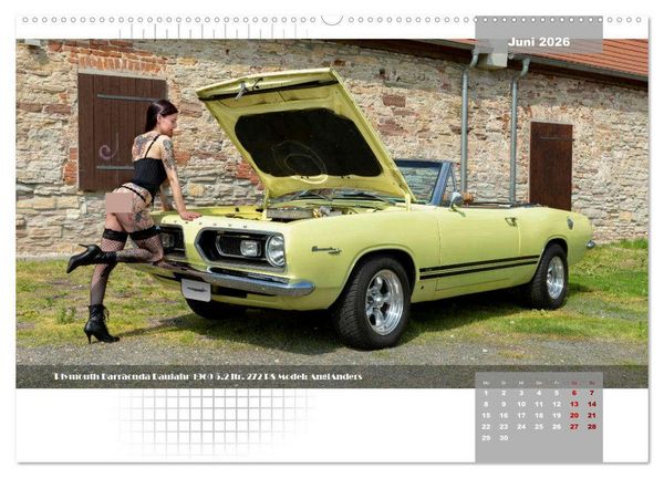 Produktbild: US-Car Classic's (Wandkalender 2026 DIN A2 quer), CALVENDO Monatskalender