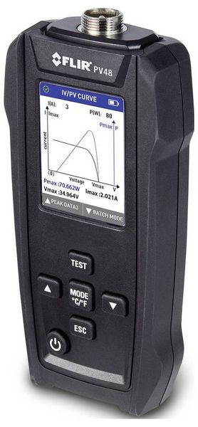 Produktbild: FLIR Solarpanel-Tester und I-V-Kennlinien-Tracer mit Temperaturmessungen PV48 Solar-Panel-Tester