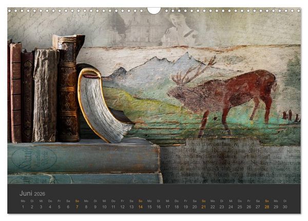 Produktbild: Patchwork - Vintage Impressionen (Wandkalender 2026 DIN A3 quer), CALVENDO Monatskalender