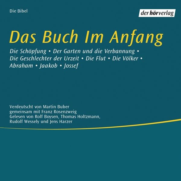 Produktbild: Das Buch im Anfang