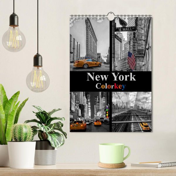 Produktbild: New York Colorkey (Wandkalender 2026 DIN A4 hoch), CALVENDO Monatskalender