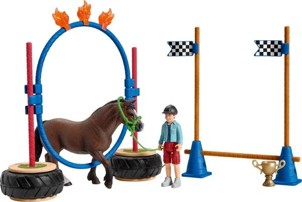 Produktbild: schleich&reg; 42482 Pony Agility Rennen