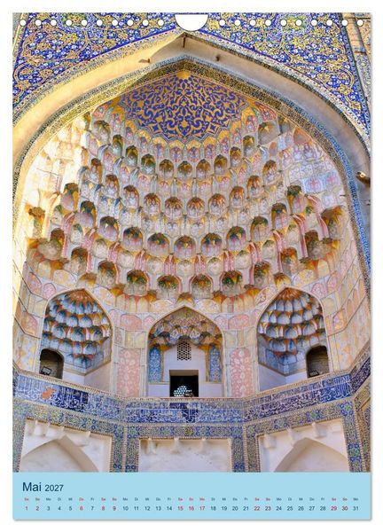 Produktbild: Usbekistan - Historische Architektur (Wandkalender 2027 DIN A4 hoch), CALVENDO Monatskalender