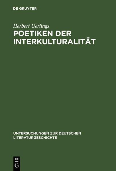 Produktbild: Poetiken der Interkulturalit&auml;t