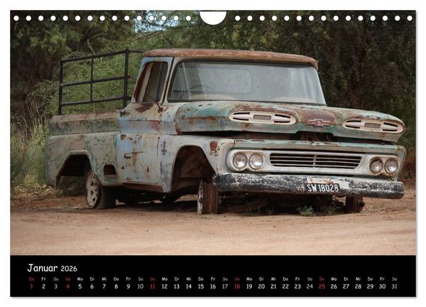 Produktbild: Faszination Namibia - Oldtimer mal anders (Wandkalender 2026 DIN A4 quer), CALVENDO Monatskalender