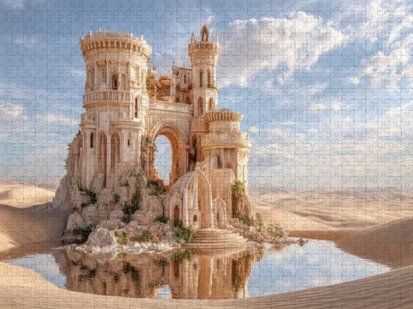 Produktbild: CALVENDO Puzzle M&auml;rchenschl&ouml;sser | 1000 Teile Lege-Gr&ouml;&szlig;e 64x48cm Foto-Puzzle f&uuml;r gl&uuml;ckliche Stunden