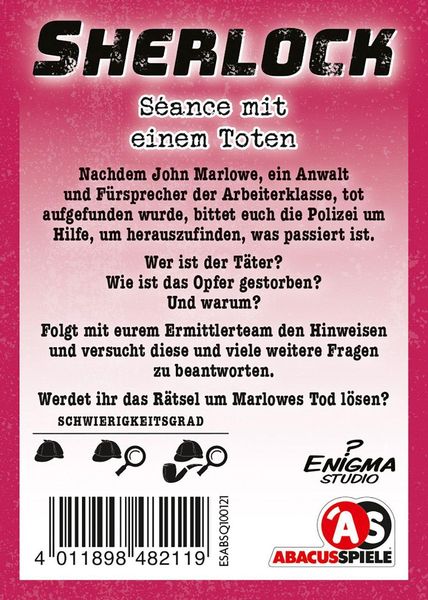 Produktbild: Sherlock - S&eacute;ance mit einem Toten