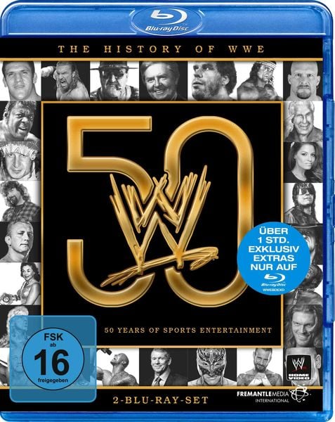 The History of WWE - 50 Years of Sports Entertainment [2 BRs]