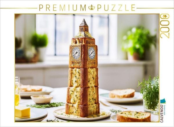 CALVENDO Puzzle Big Ben in London, Großbritannien | 2000 Teile Lege-Größe 90x67cm Foto-Puzzle für glückliche Stunden